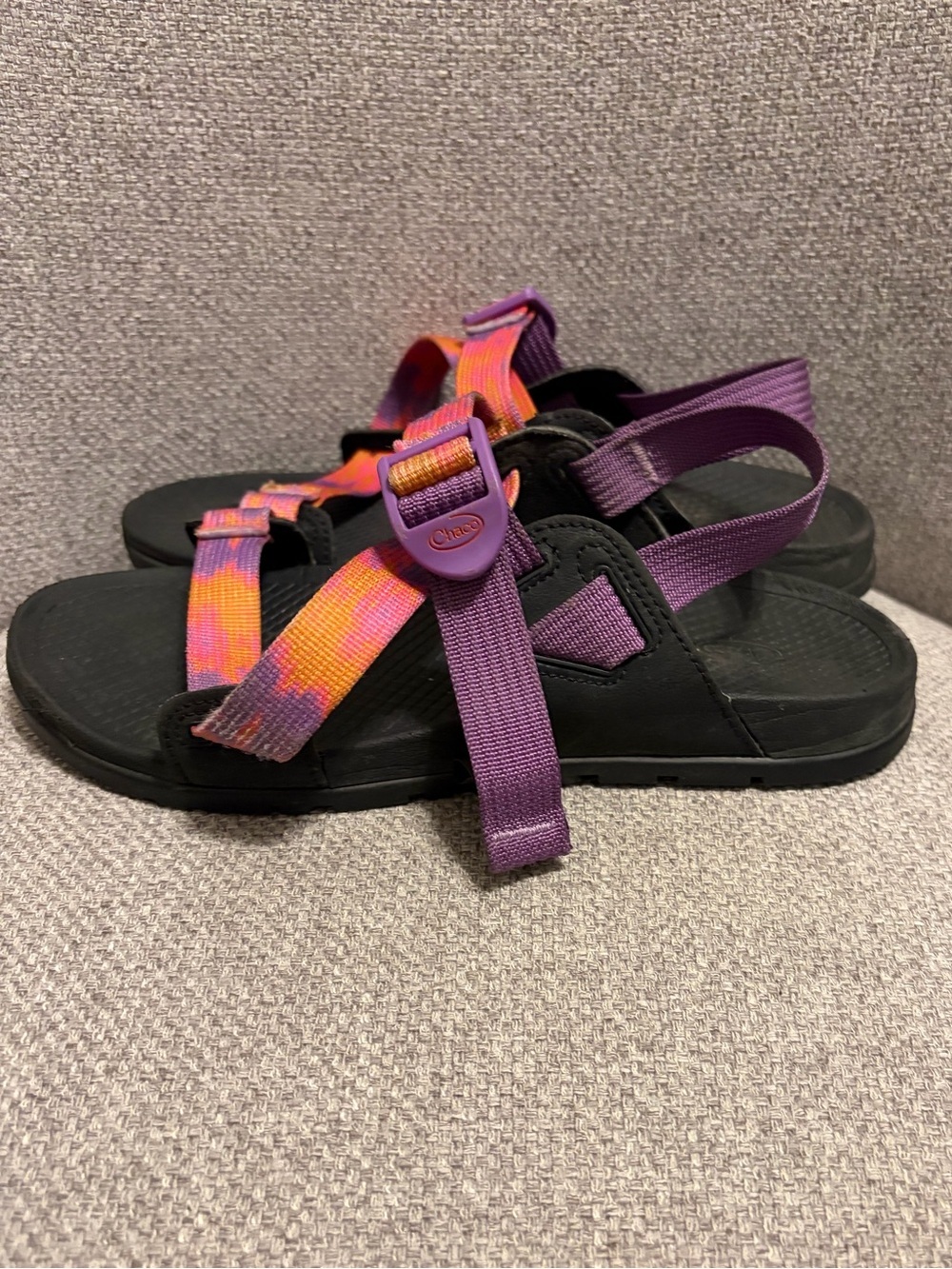 CHACO - Women's size 6 Lowdown Sandal in the Faded Orange Glow colorway.